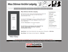 Tablet Screenshot of max-stirner-archiv-leipzig.de